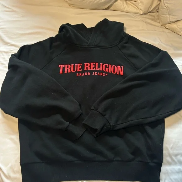 True Religion Black and Red Sweatsuit - Picture 2 of 6